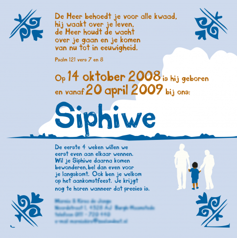 Divers geboortekaart siphiwe2